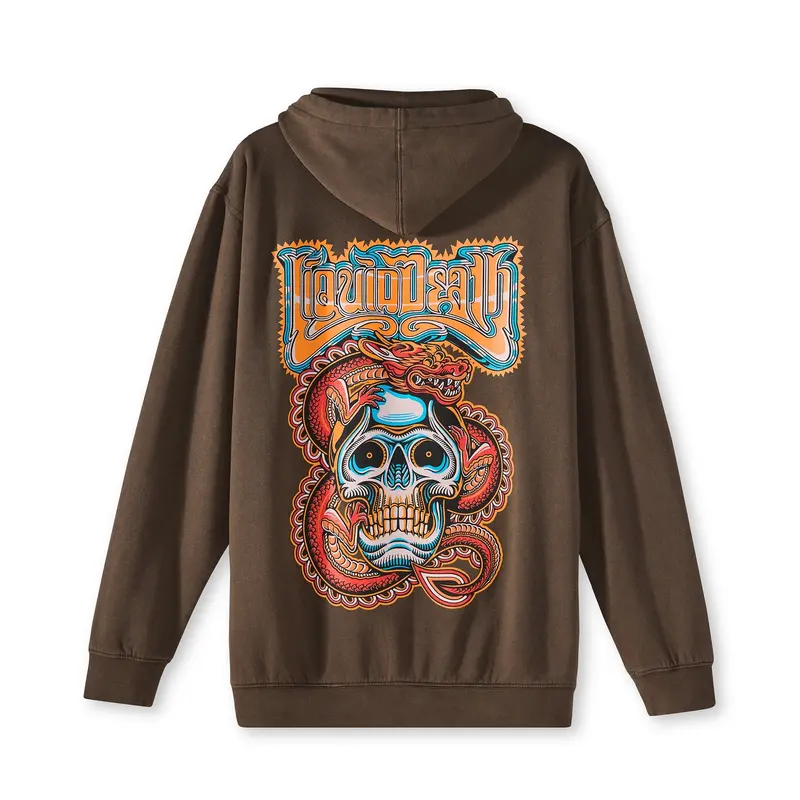 House Of Skulls Distressed Cotton Hoodie 1