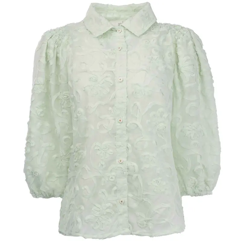 Icnk Mint Blouse – Tall Fit, Relaxed Silhouette 1