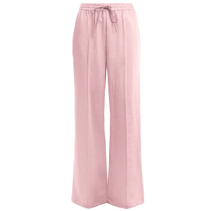 Icnk Noomie Twill Pants In Rosé – Tall Size 1