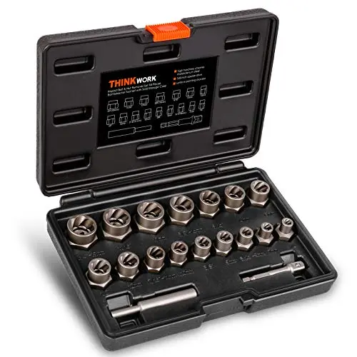 Impact Bolt & Nut Extractor Set – For Damaged, Frozen, Rounded, Or Stripped Fasteners 1