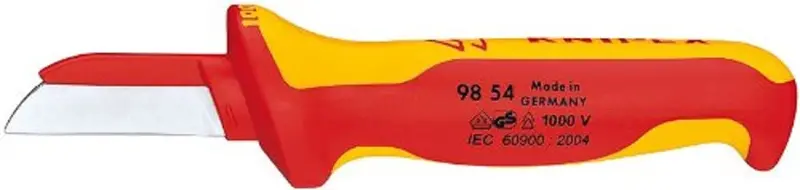 Knipex 1000V Insulated Cable Knife – Professional Electrical Safety Cutting Tool 1