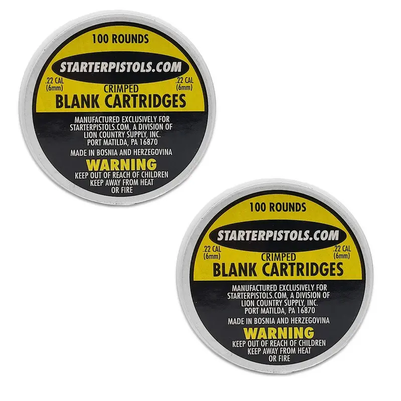 Lcs 22 Caliber Crimped Blank Ammunition Cartridges 1