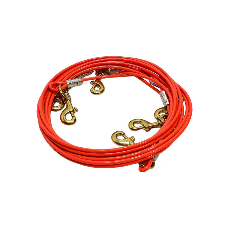 Lcs Ez Clean Stake-Out Cable – Tangle-Free Outdoor Tie-Out System 1