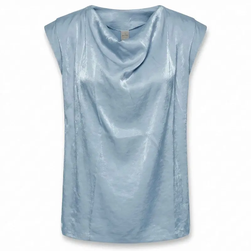 Light Blue Dita Longline Top For Tall Women 1