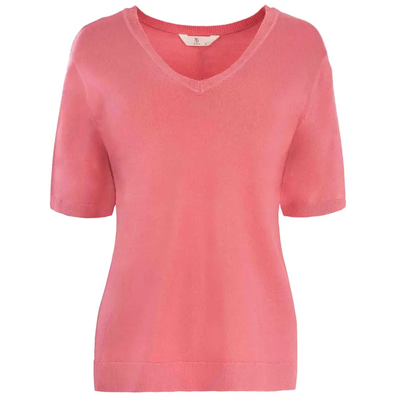 Light Raspberry Fleece Knit Sweater For Tall Women By Ned 1