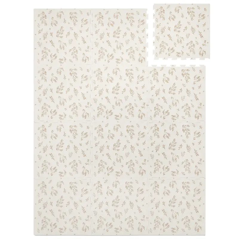 Lily Ivory And Gold Baby Play Mat 1