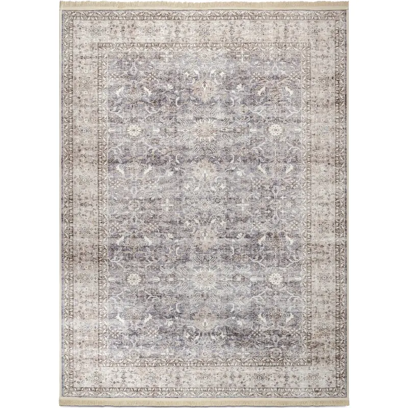 Lisa Area Rug In Grey And Multicolor Styling 4