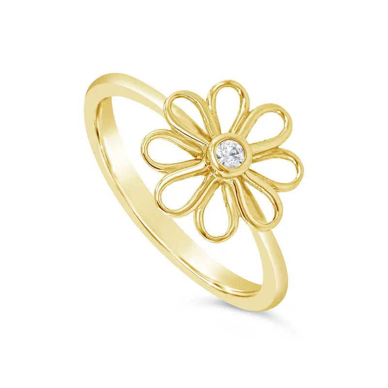 Little Sparkles Wildflower Ring – Delicate Floral-Inspired Jewelry 1