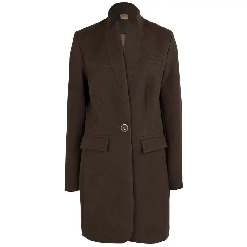 Longlady Christianne Brown Structured Jacket For Tall Women 1