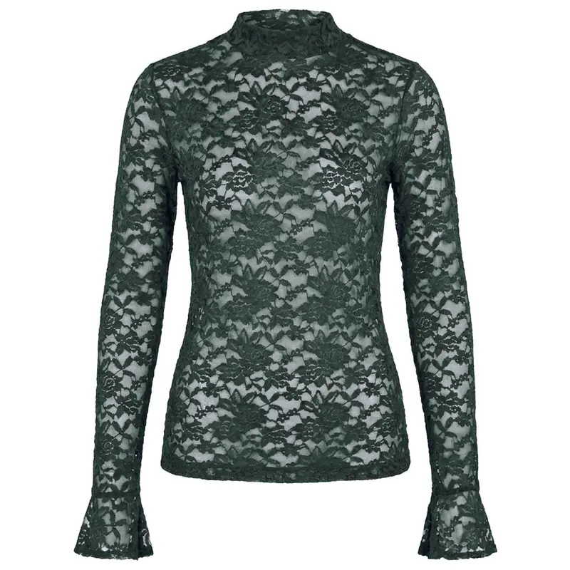 Longlady Tinke Dark Green Shirt – Tall Fit, Crisp Structured Design 1