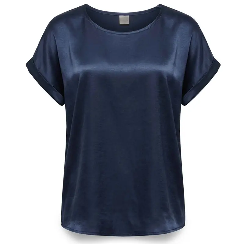 Longlady Tyna Dark Blue Shirt – Tall Proportion, Premium Cotton 1