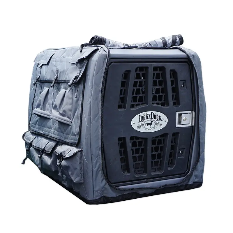 Lucky Duck Intermediate Kennel Cover – Durable Weather Shield 1