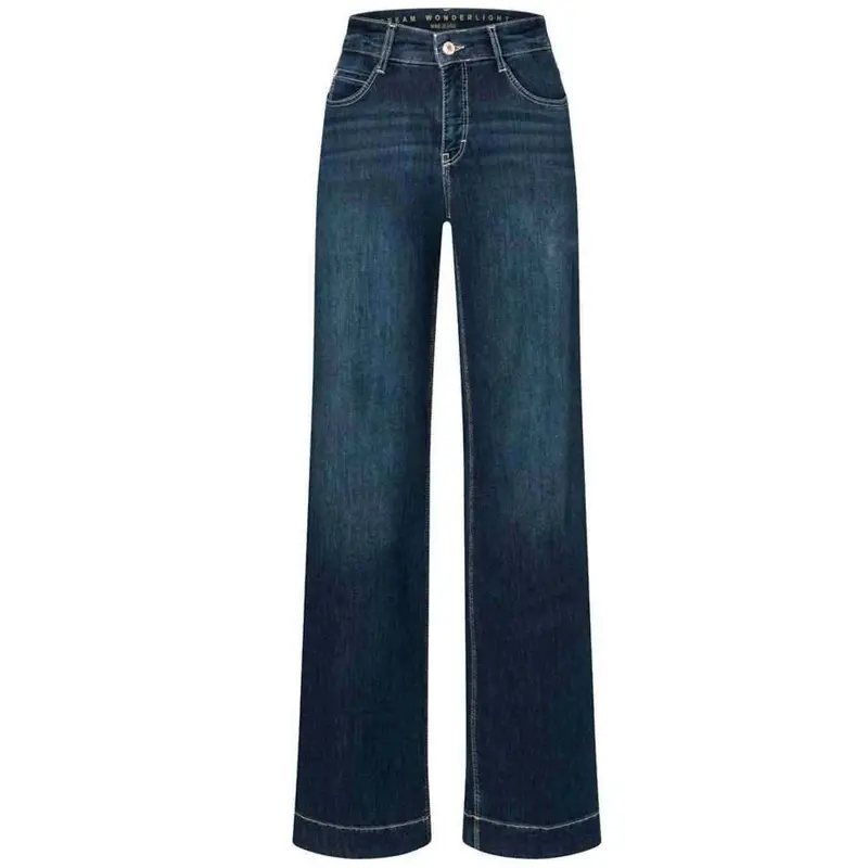Mac Dream Wide Leg Dark Authentic Tall Jeans 1