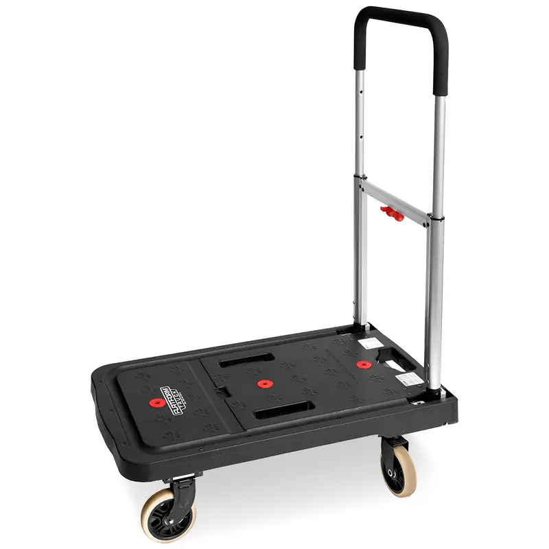 Magna Cart Flatbed Dolly – 4-Wheel Manual Loading Platform, 300-Lb (150Kg) Capacity 1