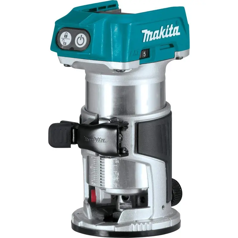 Makita 18V Brushless Compact Router – Variable-Speed Cordless Engraving & Trimming Tool 1