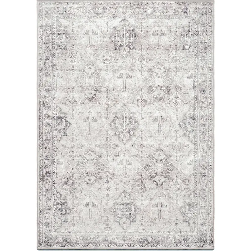Maya Ivory And Neutral Soft-Tone Rug Cover 4