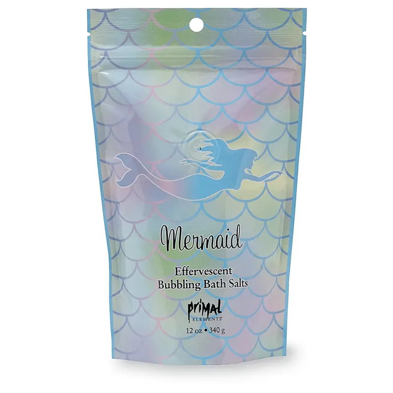 Mermaid-Themed Effervescent Bath Salts | Primal Elements 1