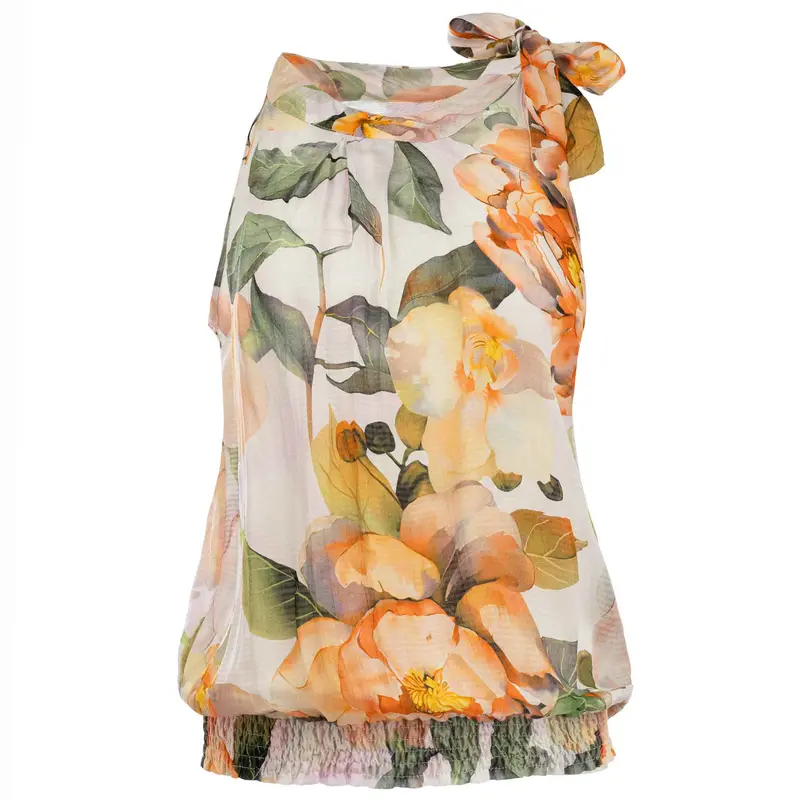 Ned Bibi Orchid Top – Tall Fit, Soft Floral Accent 1