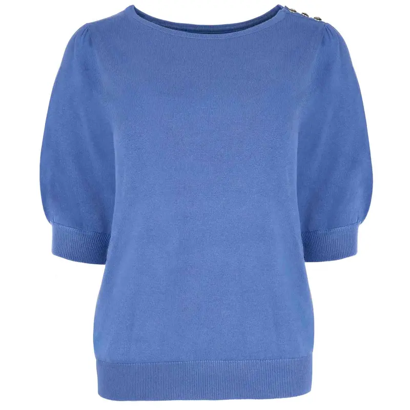 Ned Dhalia Blue Sweater – Tall Fit, Cozy Knit Finish 1