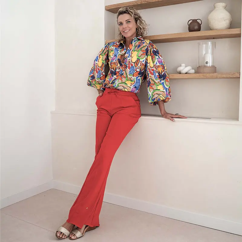 Only-M Fiori Tall Puff-Sleeve Blouse 1