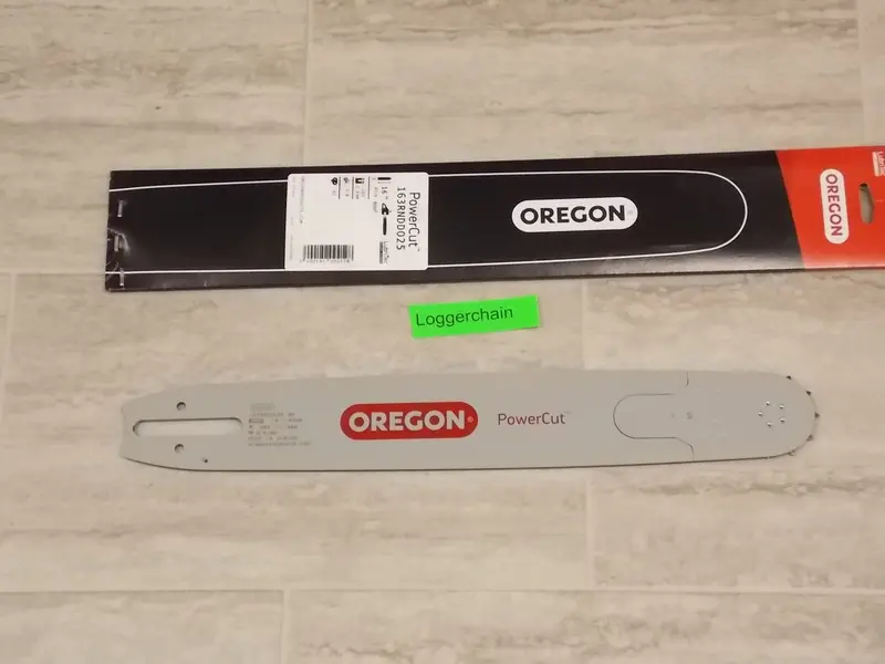 Oregon 16" Powercut Guide Bar — 3/8" Pitch, .063" Gauge, 60 Drive Links 1