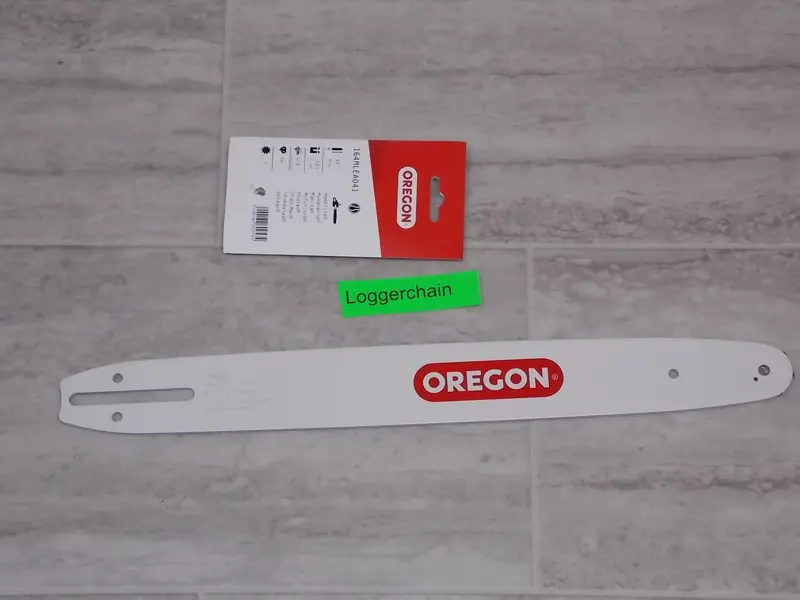 Oregon 164Mlea041 Guide Bar – 16", 3/8" Low-Pro, .043" Gauge, 56 Drive Links 1