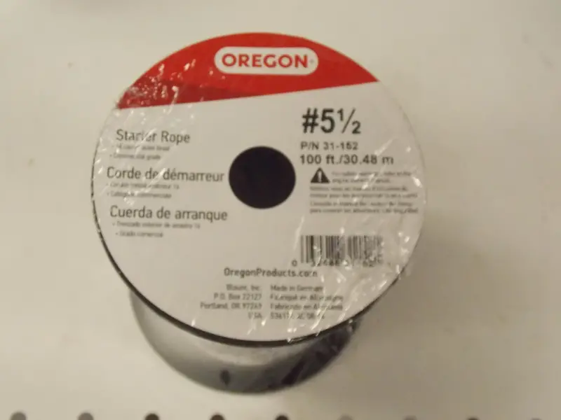 Oregon #5-1/2 Starter Cord Replacement For Chainsaws 1