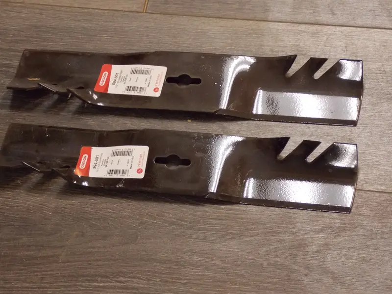 Oregon 594-601 Replacement Pair Of 15-3/8-Inch Lawn Mower Blades 1