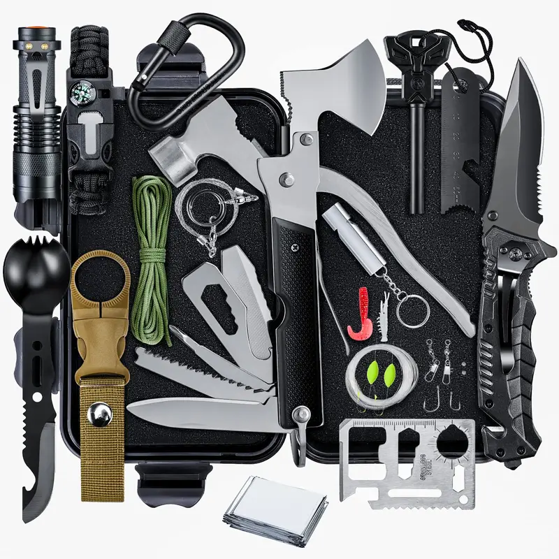 Outdoor Survival Starter Kit – Compact Camping & Emergency Preparedness Gear For Adventurers And Beginners 1