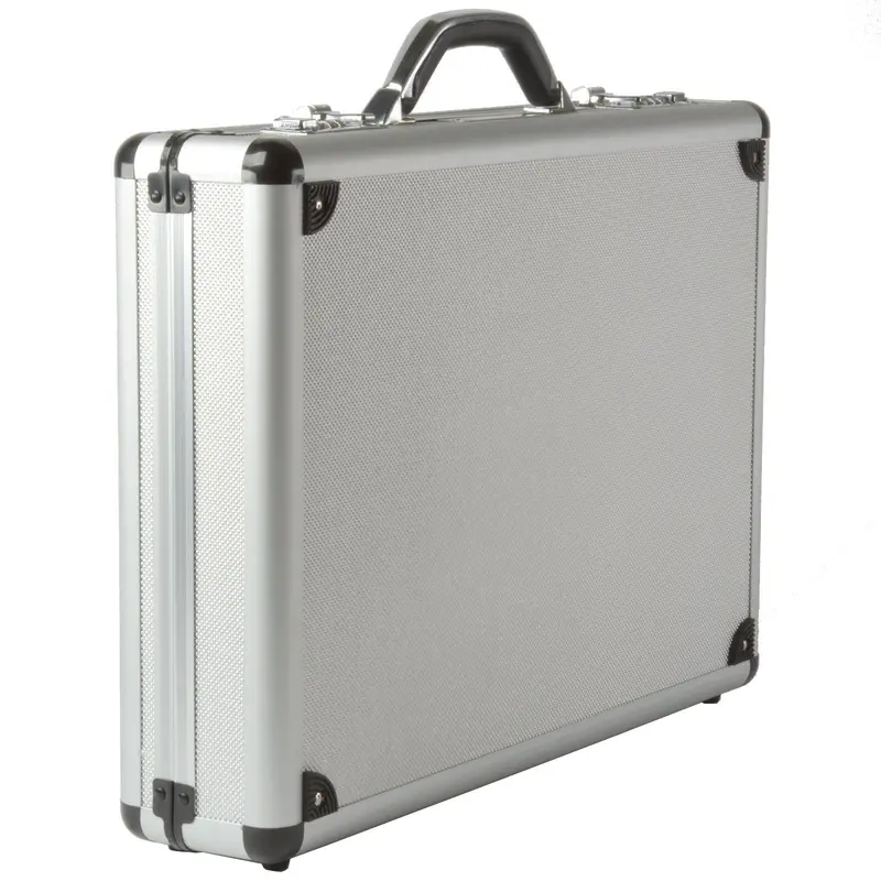 Premium Padded Aluminum Laptop Briefcase For Professionals – Sleek, Durable, And Unisex Design 1