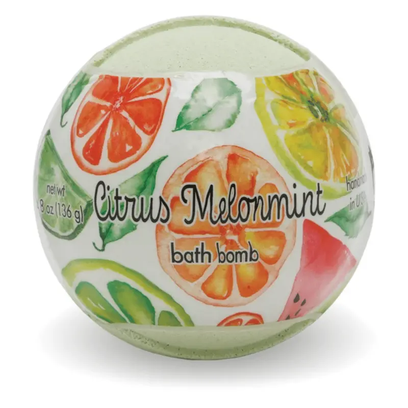 Primal Elements Citrus Melon Mint Effervescent Bath Bomb 1