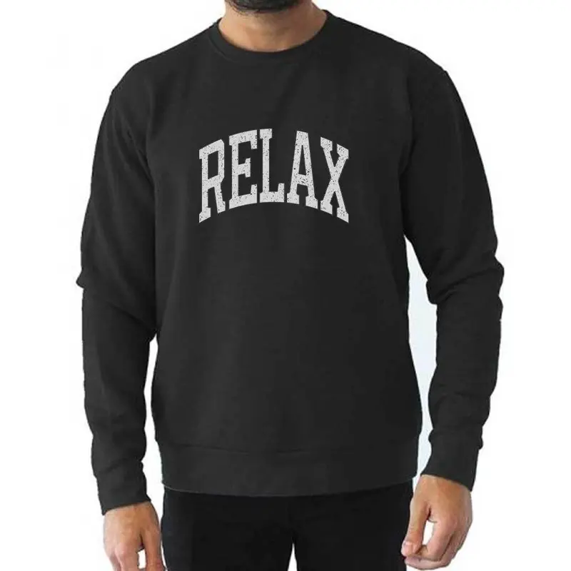 Relax Collegiate-Style Unisex Sweatshirt | Lucky Owl 1