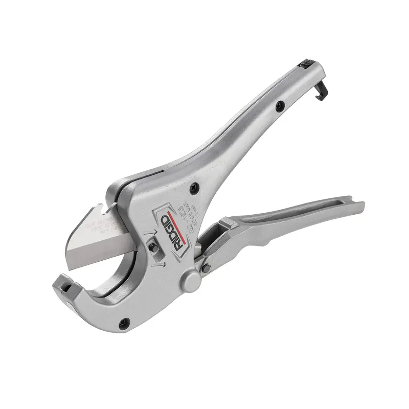 Ridgid Compact Pipe Cutter – Silver-Finished, Cuts Pipes 1/8" To 1 5/8" Od 1
