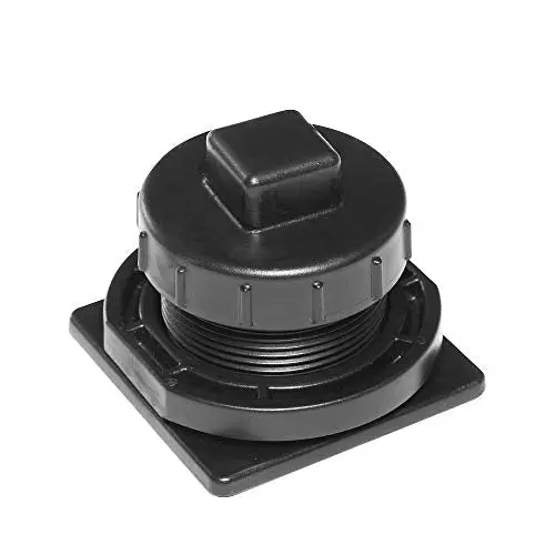 Rubbermaid Commercial 1.5" Drain Plug Kit – Universal Fit For Standard Stock Tanks 1