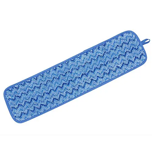 Rubbermaid Commercial Hygen Microfiber Mop Pad – Blue, 18" (45.72 Cm), Designed For Flood Mopping 1
