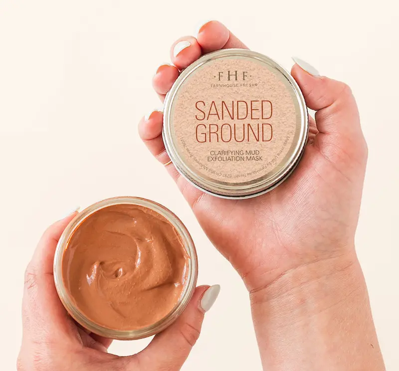 Sanded Ground® Clarifying Exfoliating Mud Mask | Farmhouse Fresh 1