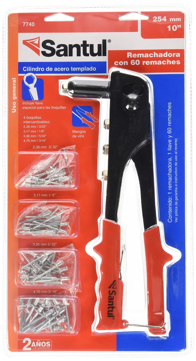 Santul Classic 10" Professional Riveter – Includes Wrench And 60 Rivets (Model 7740) 1