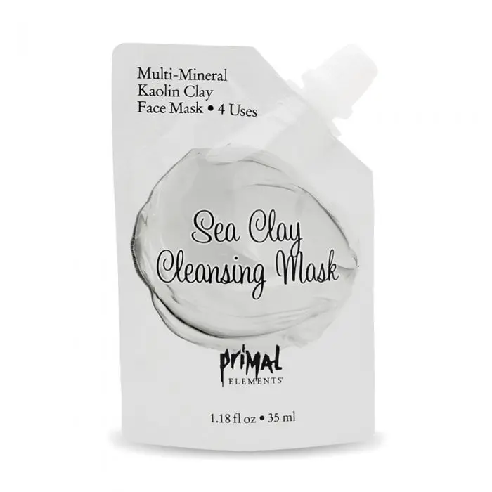 Sea Clay Purifying Face Mask – Deep-Cleansing Detox Treatment By Primal Elements 1