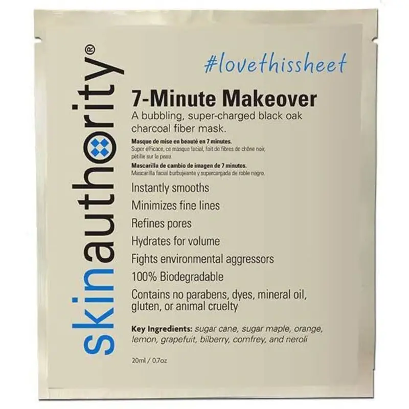 Skin Authority 7-Minute Makeover Mask – Rapid-Action Radiance & Detox Mask 1