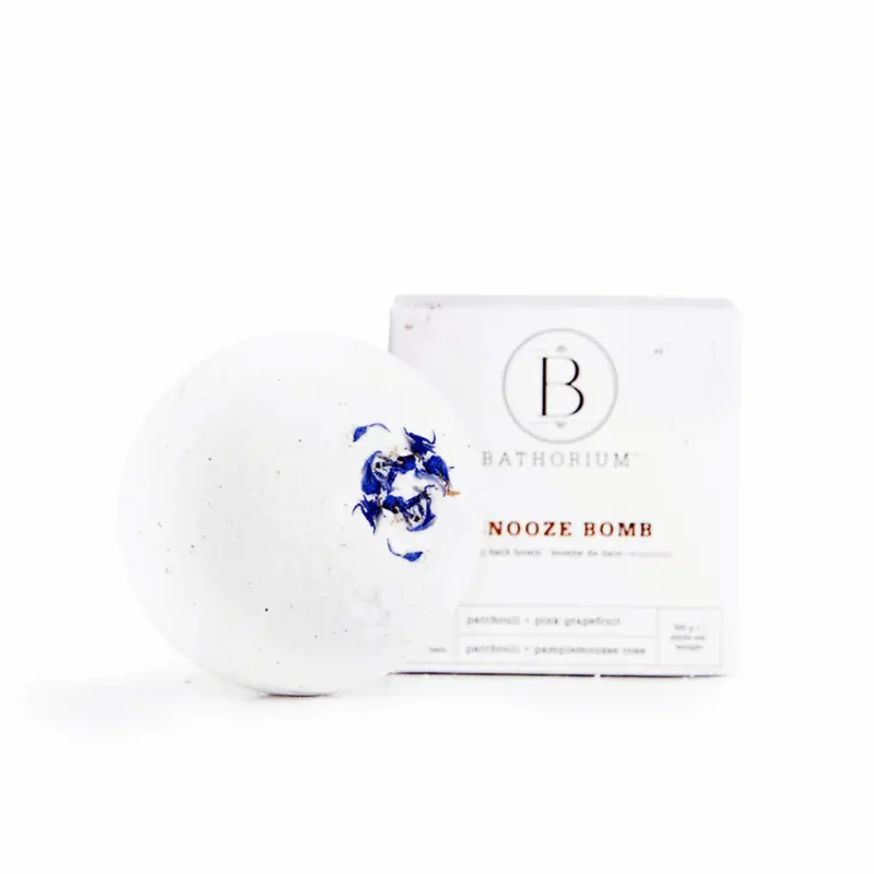 Snooze Lavender Chamomile Bath Bomb – Bathorium 1