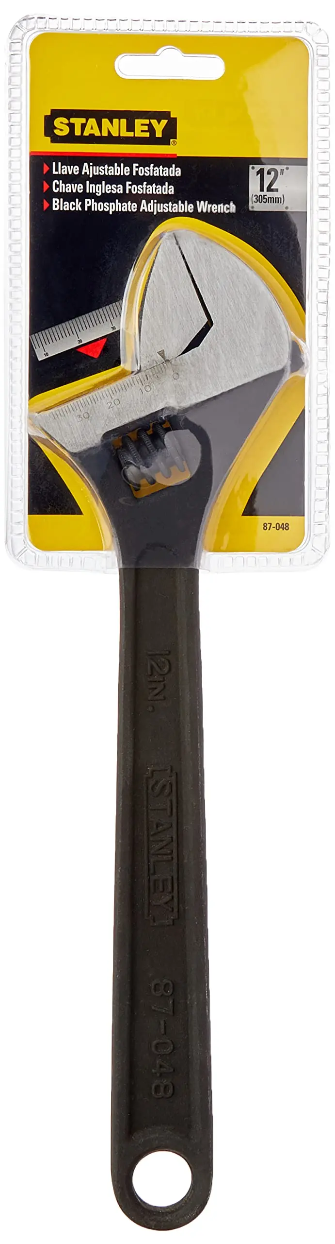 Stanley 12-Inch Phosphate-Coated Adjustable Wrench (Model 87-048La) 1