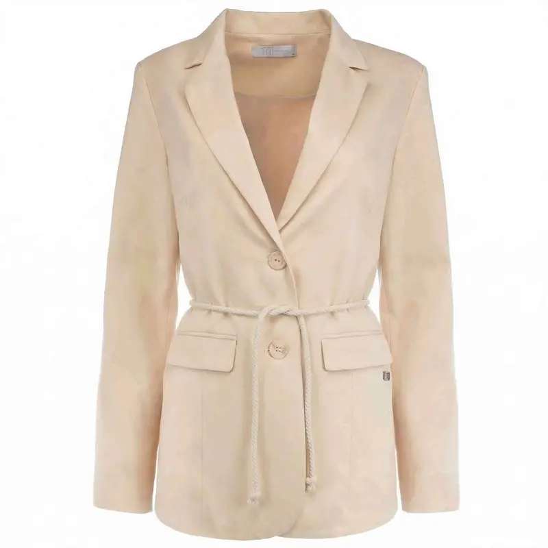 Tq Mannie Light Beige Tall Blazer 1