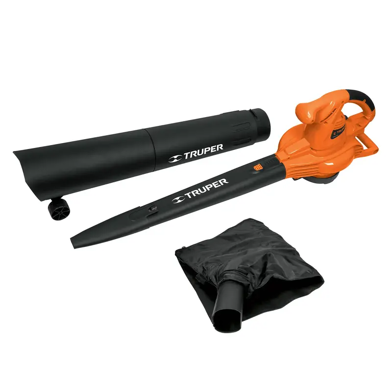 Truper 1440W Electric Blower/Vacuum – 1-Speed, Integrated Collection Bag 1