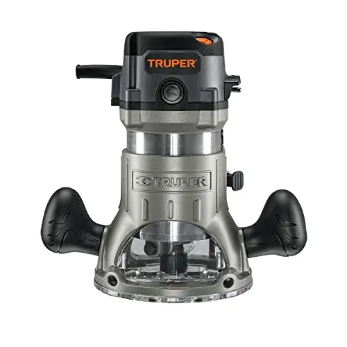 Truper 2-Hp Industrial Variable-Speed Router – Heavy-Duty Plunge & Trim Routing Tool 1