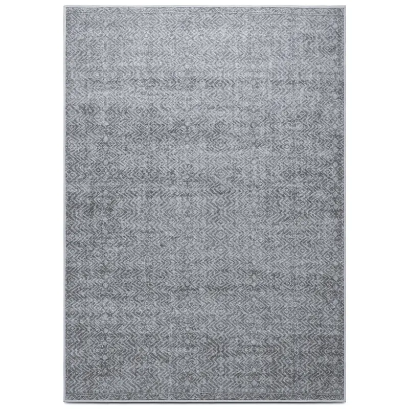 Vienna Solid Area Rug In Graphite Grey 4