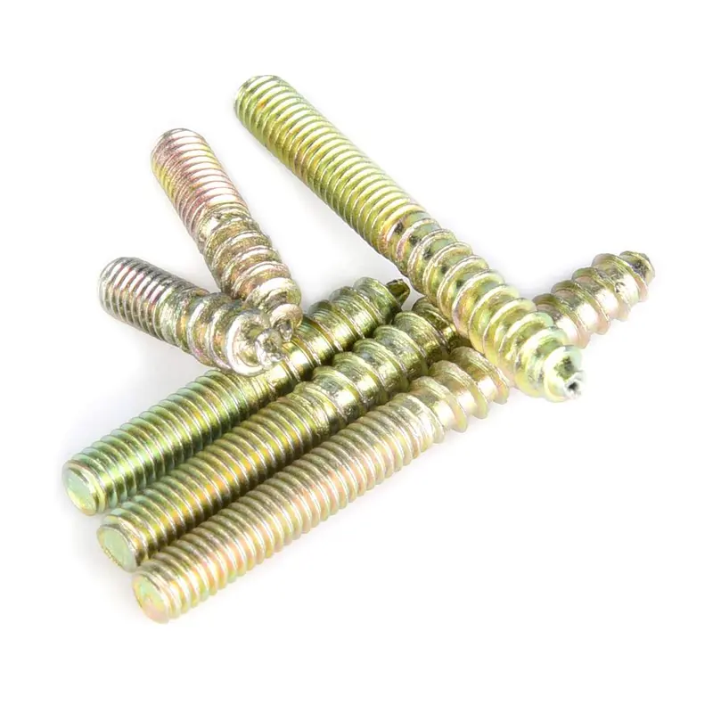 Walfront 110-Piece Double-Ended Wood Screws – M4 Threaded Hanger Bolts For Carpentry (4×16–40Mm) 1