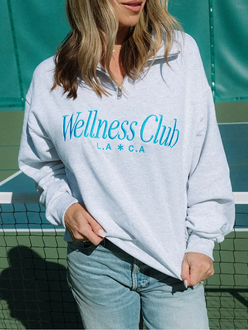 Wellness Club Quarter-Zip Pullover | Lucky Owl 1