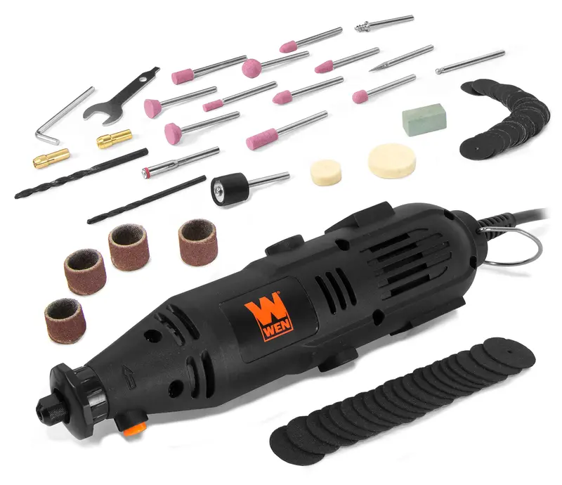Wen 1-Amp Variable-Speed Rotary Tool Kit With 100+ Accessories 1