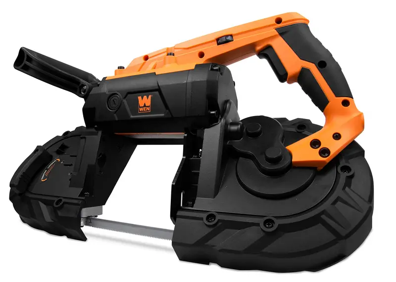 Wen 10-Amp Variable-Speed Portable Band Saw For Metal Cutting 1