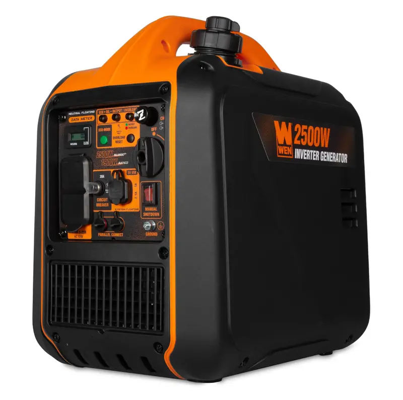 Wen 2500W Quiet Inverter Generator – Lightweight, Portable With Fuel Shut-Off 1